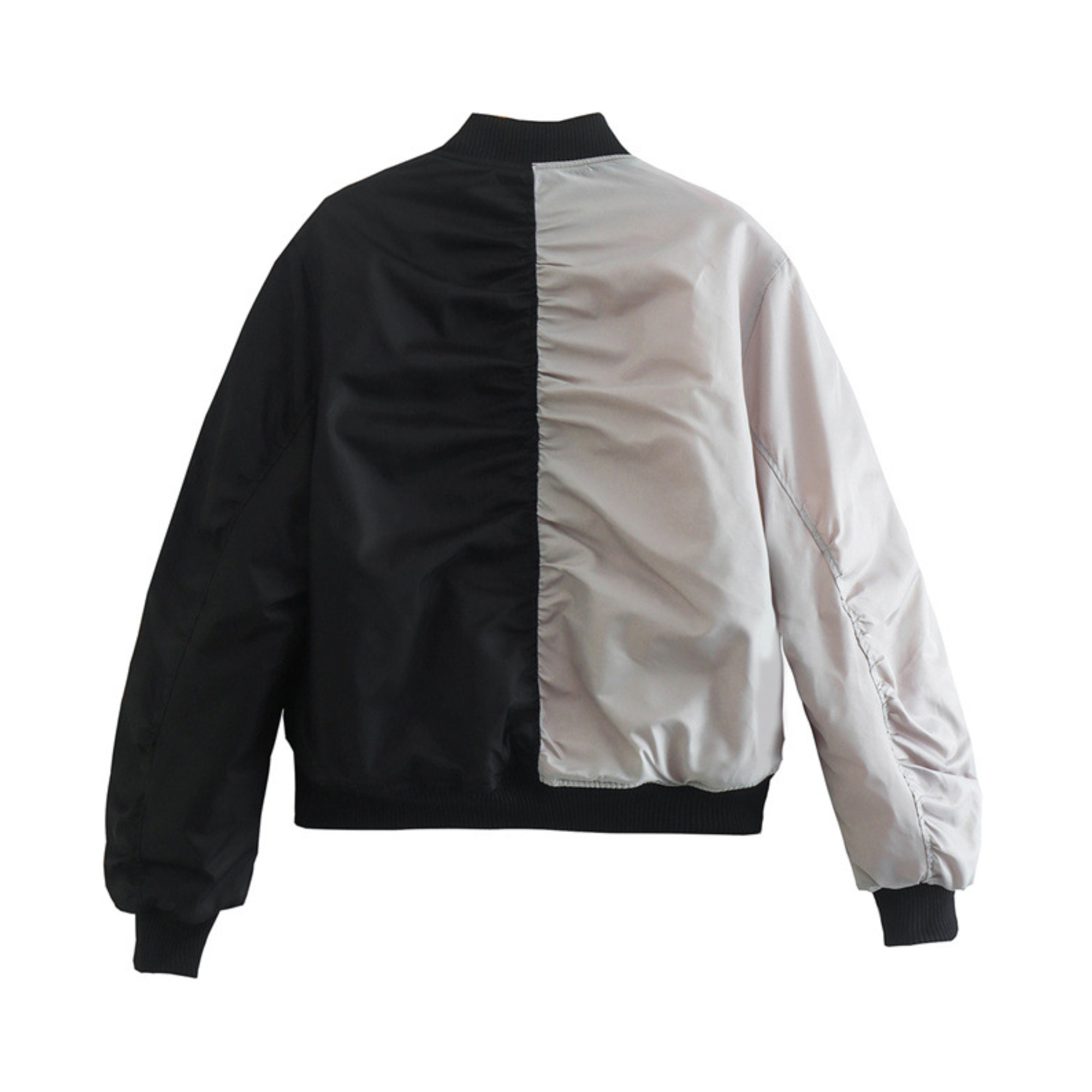 Pre Order:  Colorblock Pocket Zipper Bomber Jacket