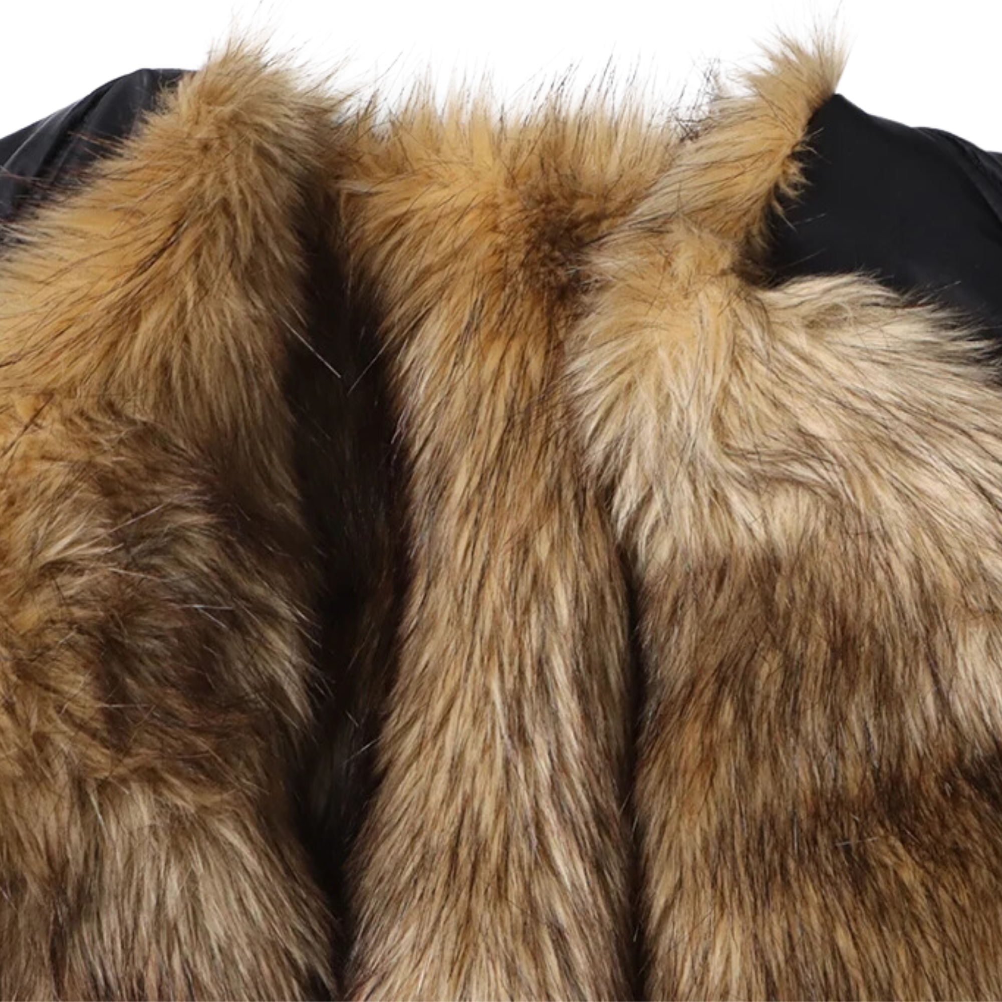 Pre Order:  Colorblock Faux Fur Coat