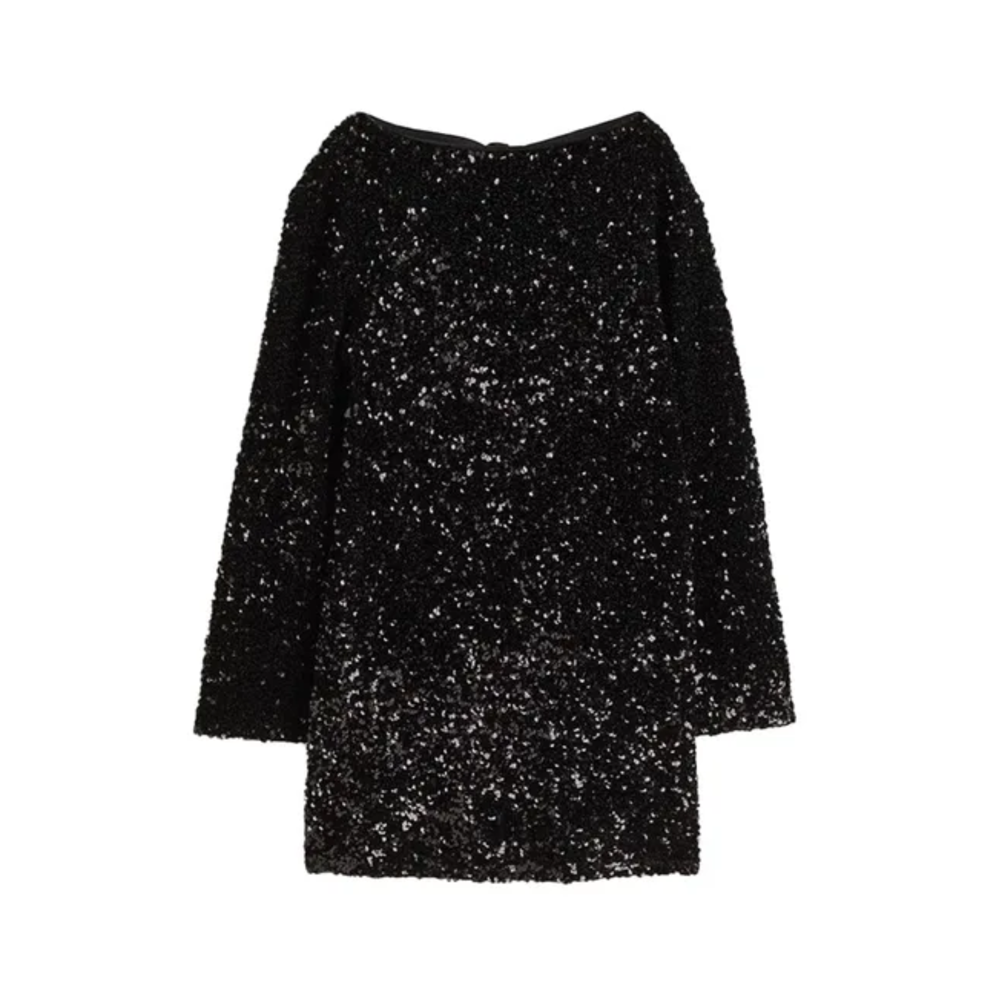 Pre Order:  Sequined Back Lace Bow Mini Dress