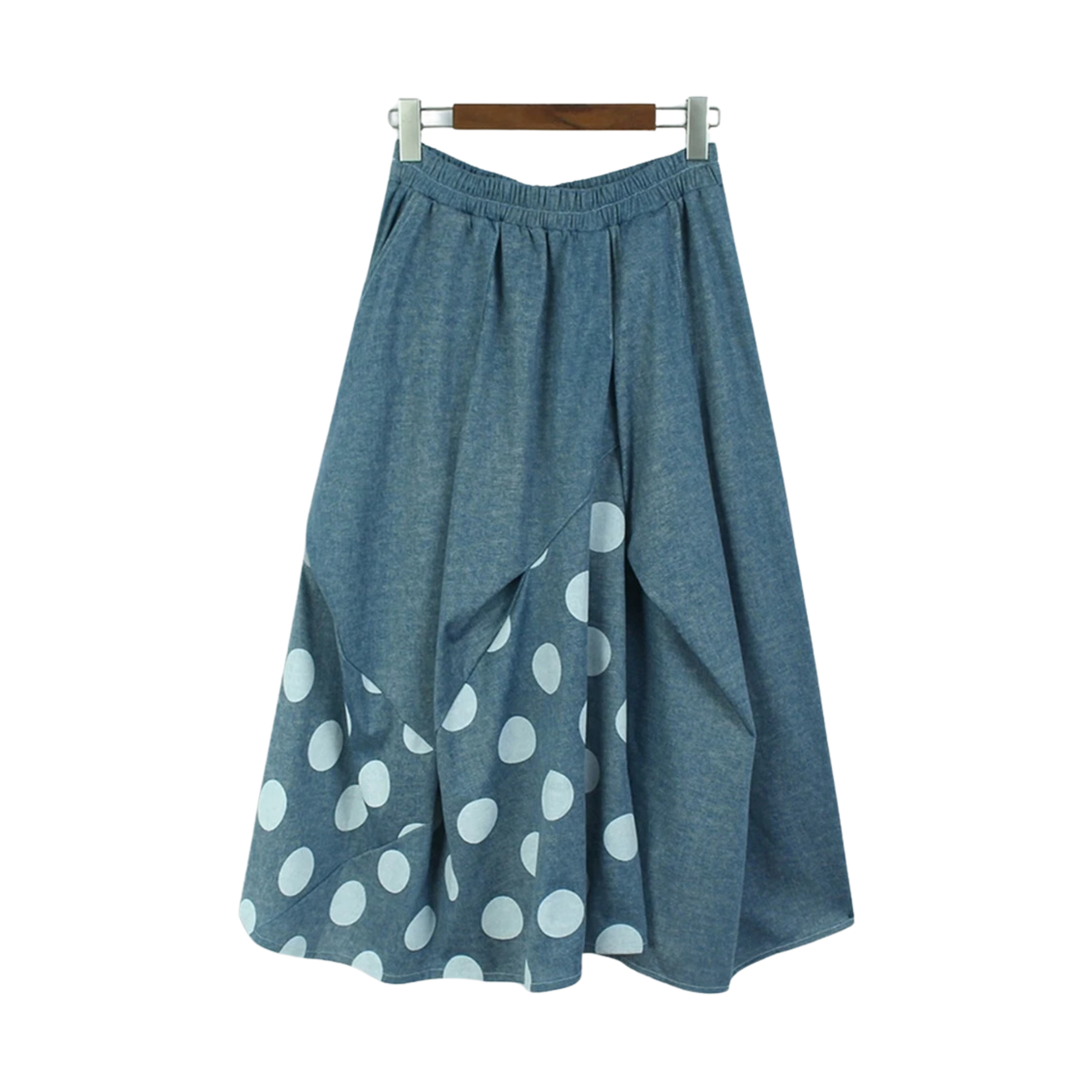 Pre Order:  Irregular Dot Printed A-Line Skirt