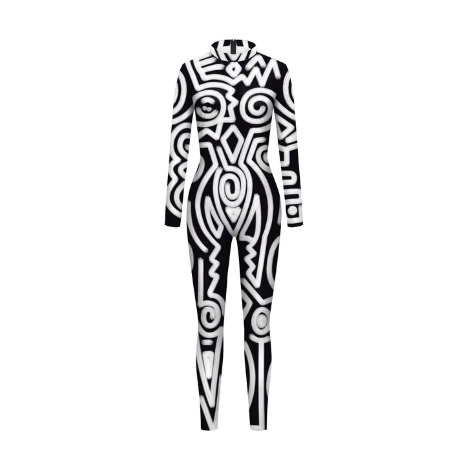 Pre Order:  Geometry Print Costume Jumpsuit