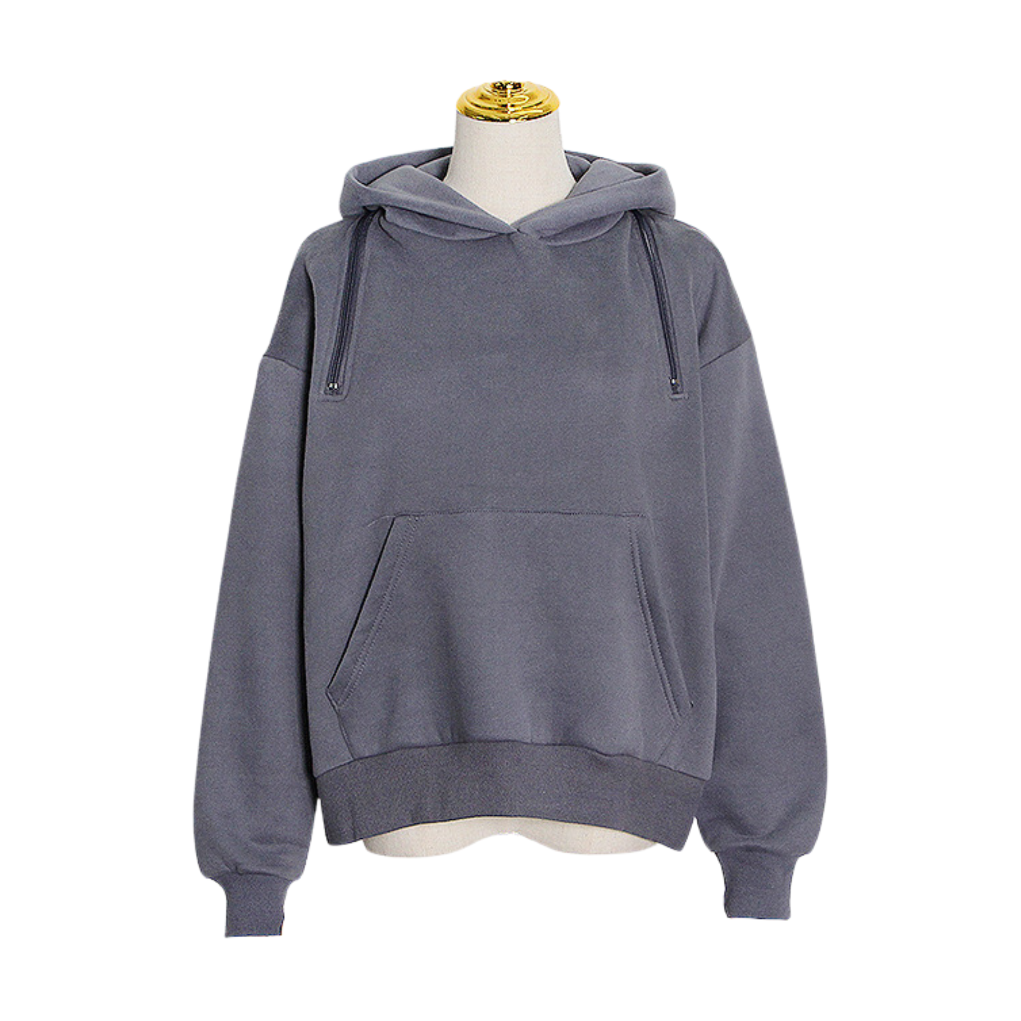 Pre Order:  Hooded Zipper Spliced Pocket Sweatshirt