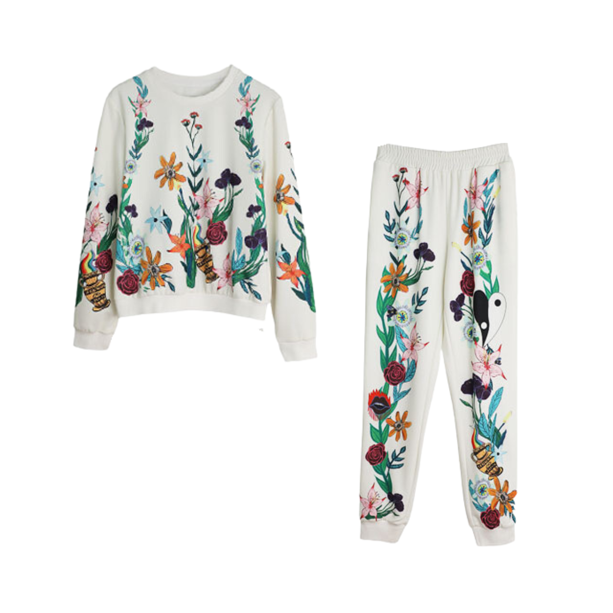 Pre Order:  Flower Field Sweatshirt+Pants Set