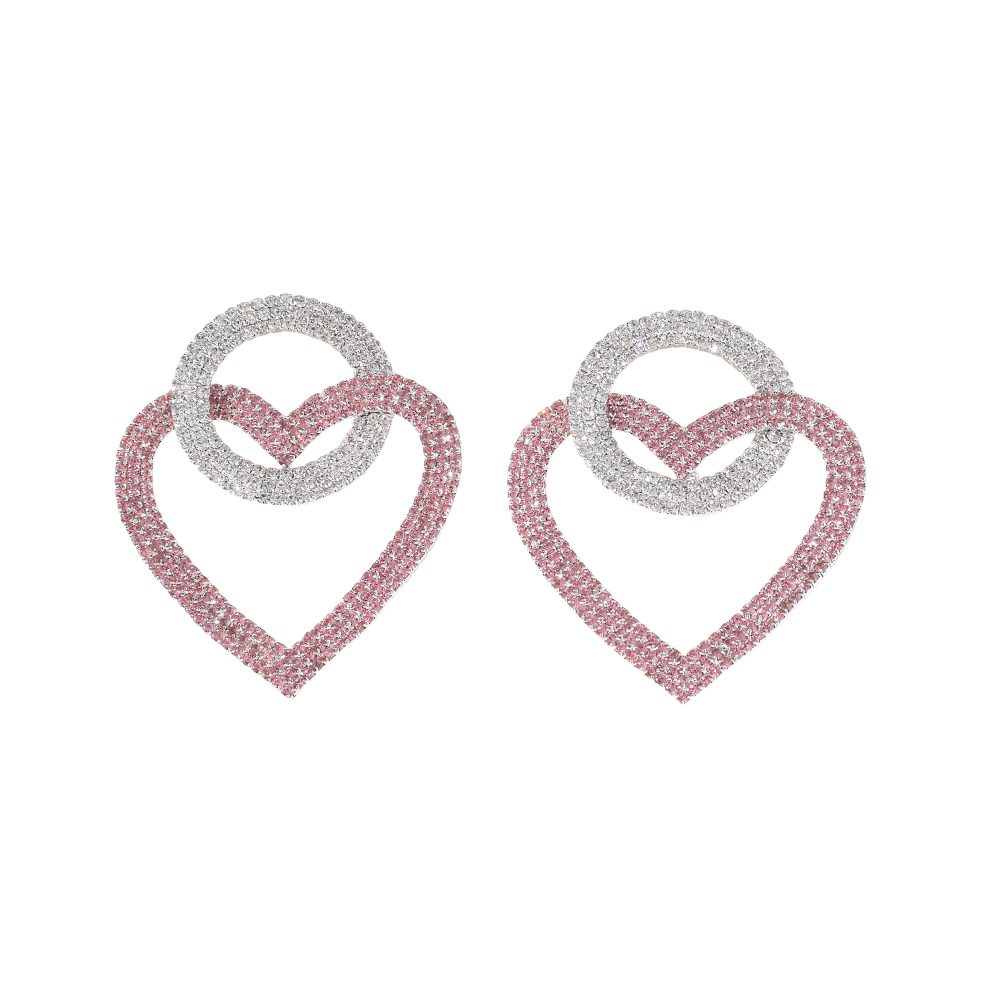 Pre Order:  Circle-of-Love Rhinestone Earrings