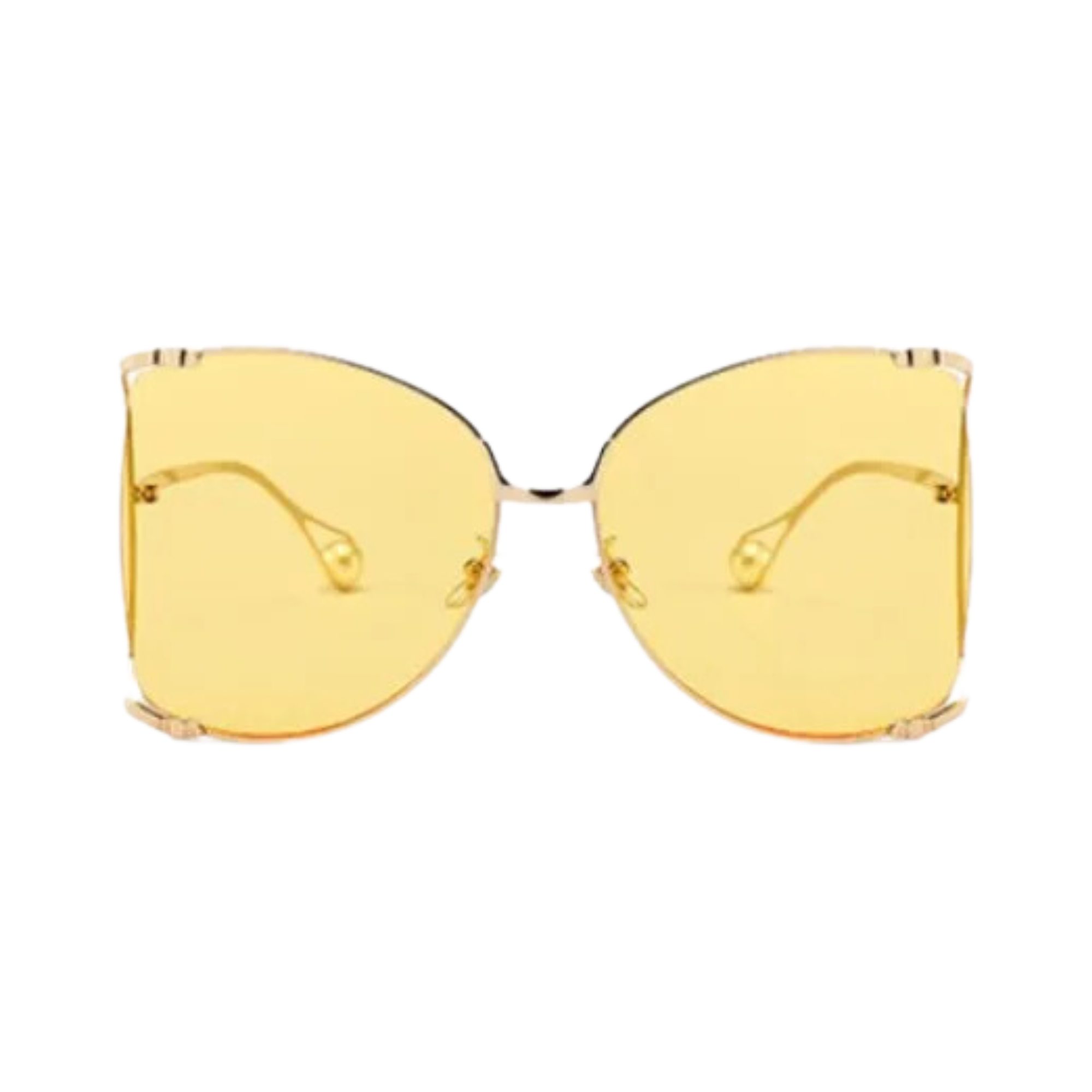 Pre Order:  Pearl Temple Tips Square Sunglasses