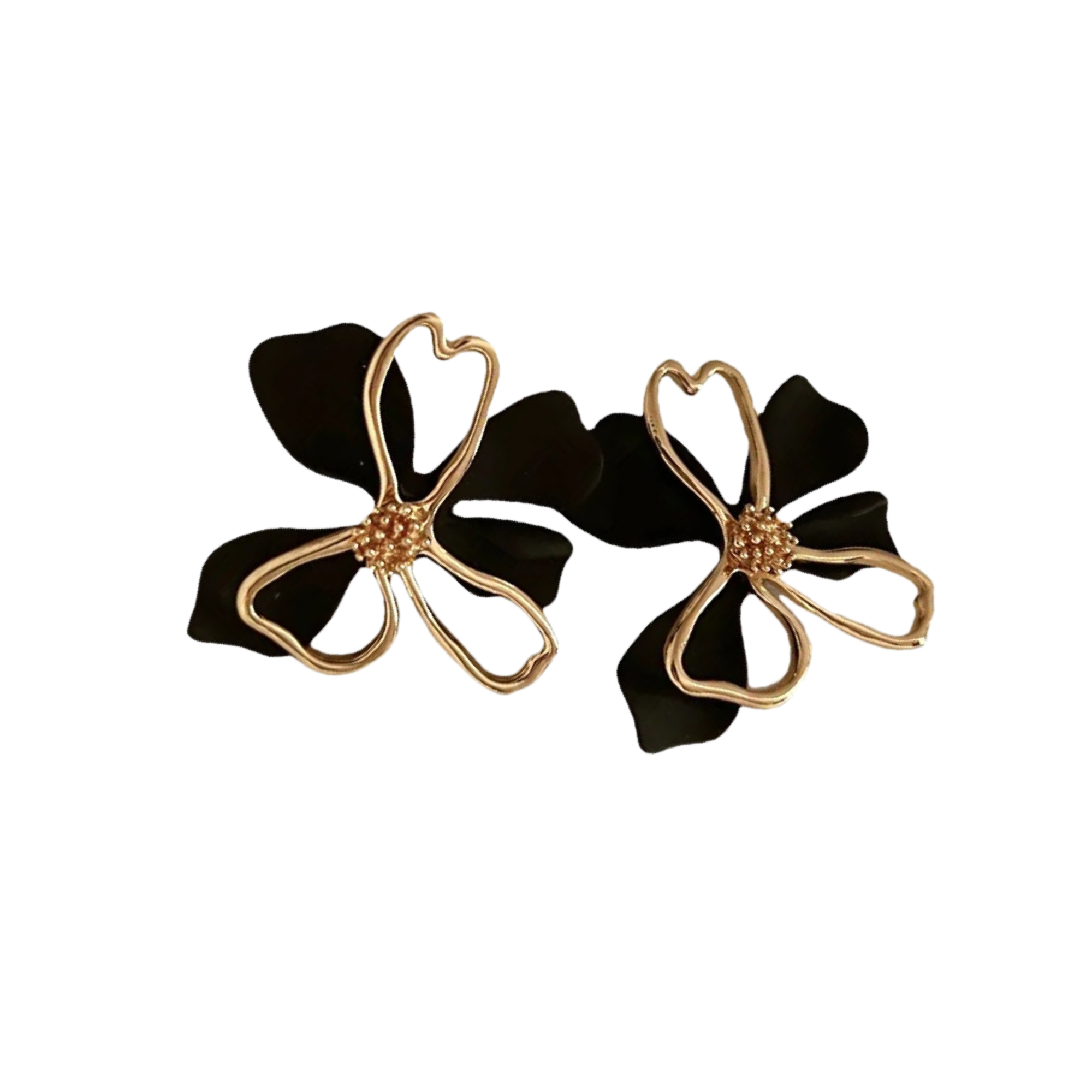 Pre Order:  Two-Layer Petal Stud Earrings