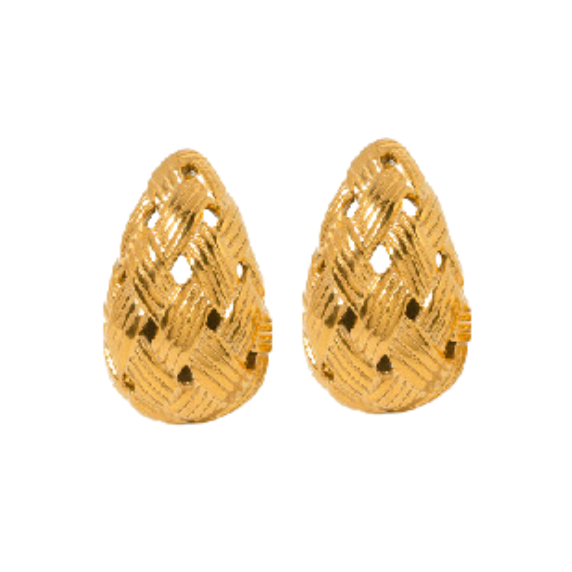 Pre Order:  Hive Weave Texture Hollow Earrings