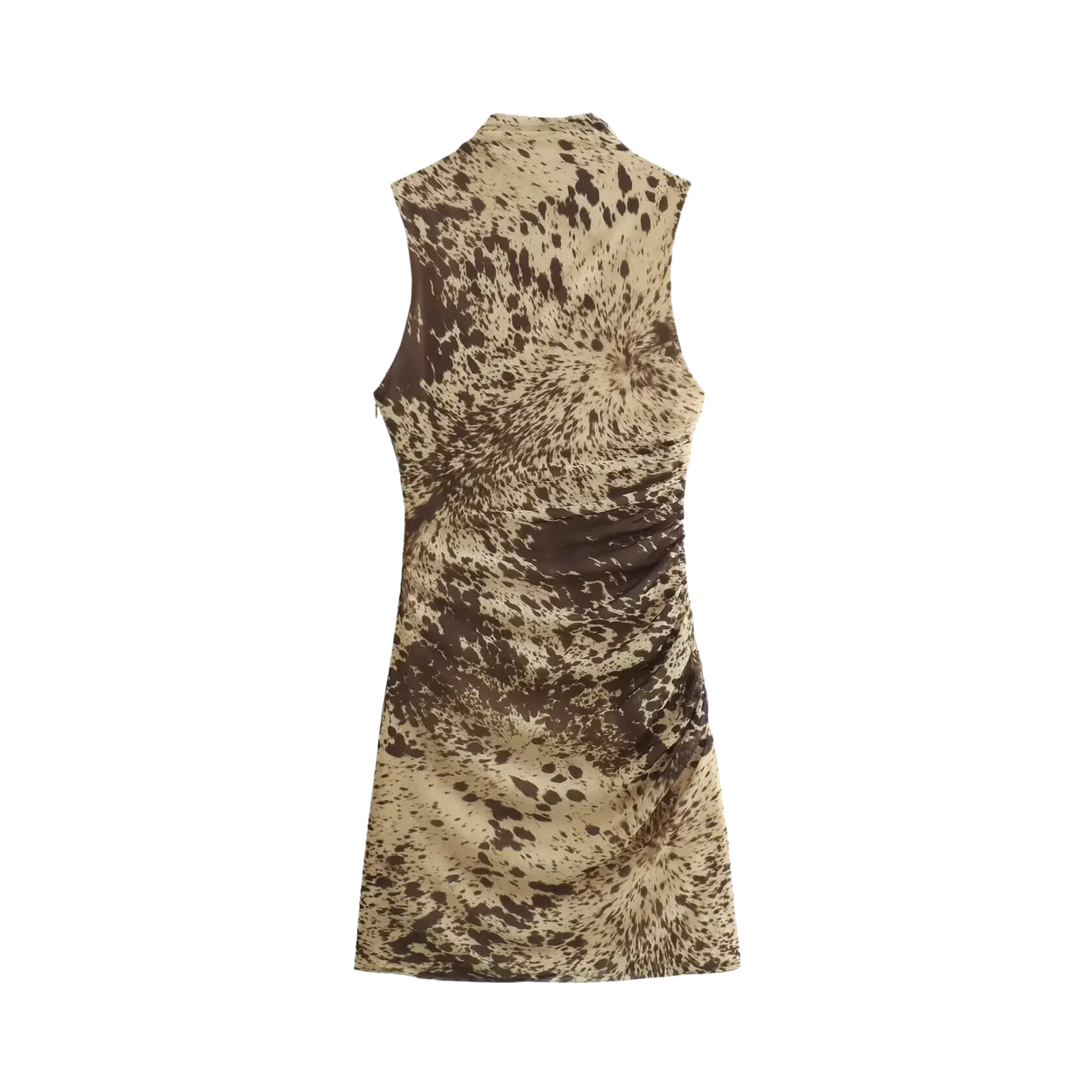 Pre Order:  Animal Print Tulle Mini Dress