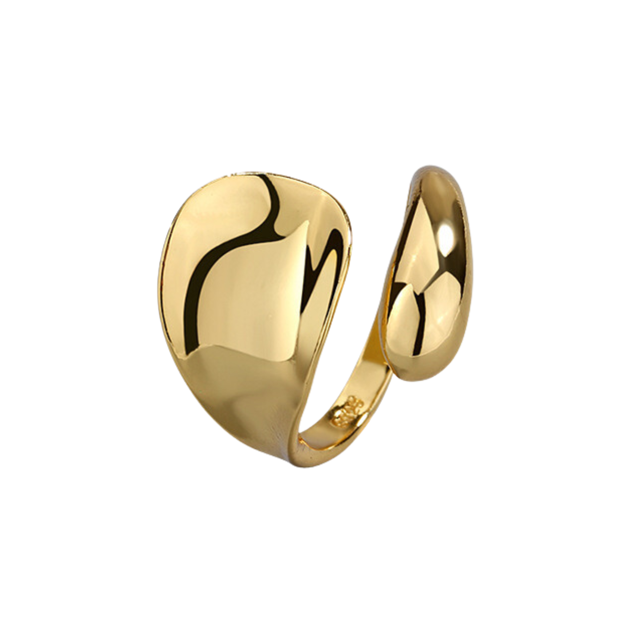 Pre Order:  Glossy Adjustable Wrap Ring