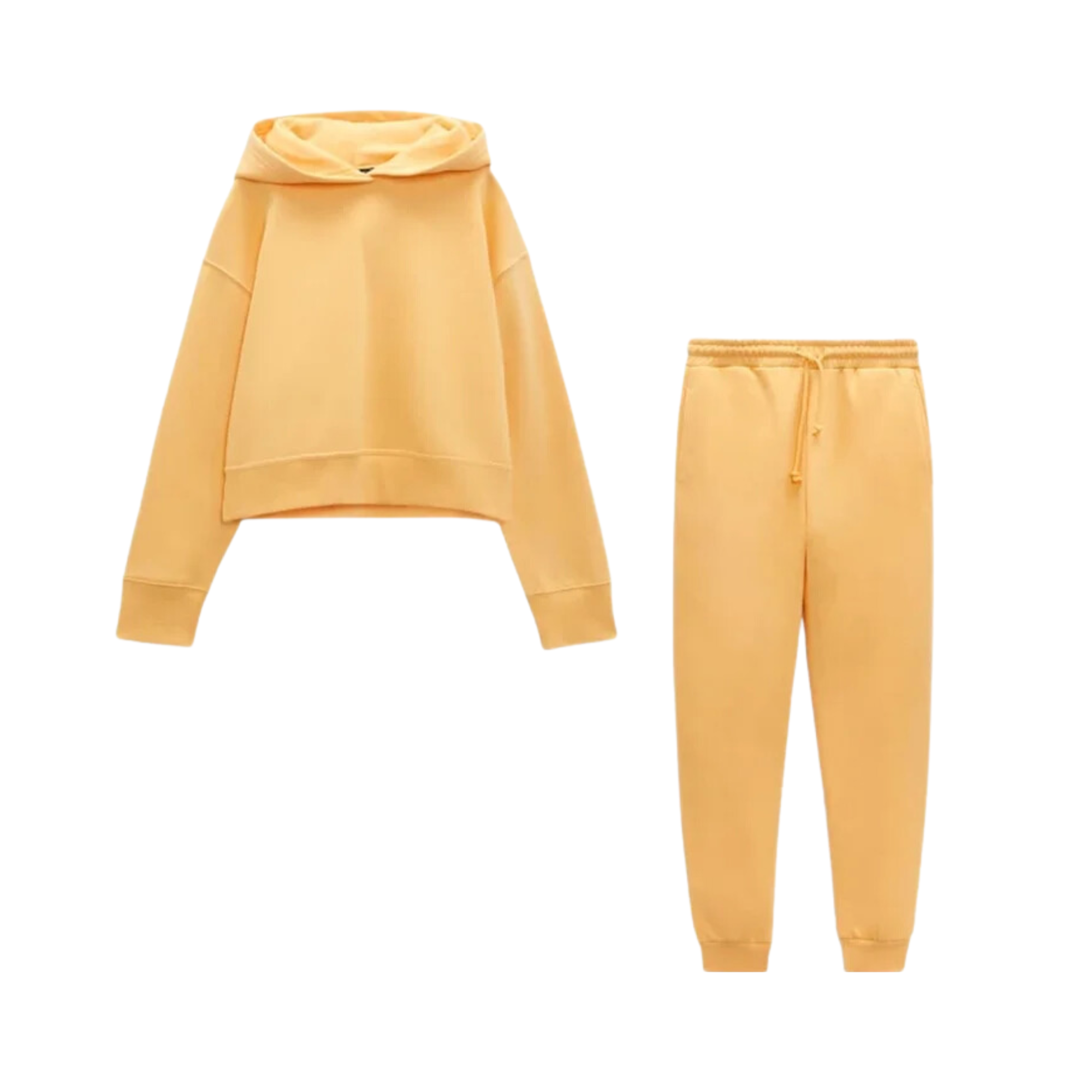 Pre Order:  Hooded Sweatshirt+Drawstring Pants Set