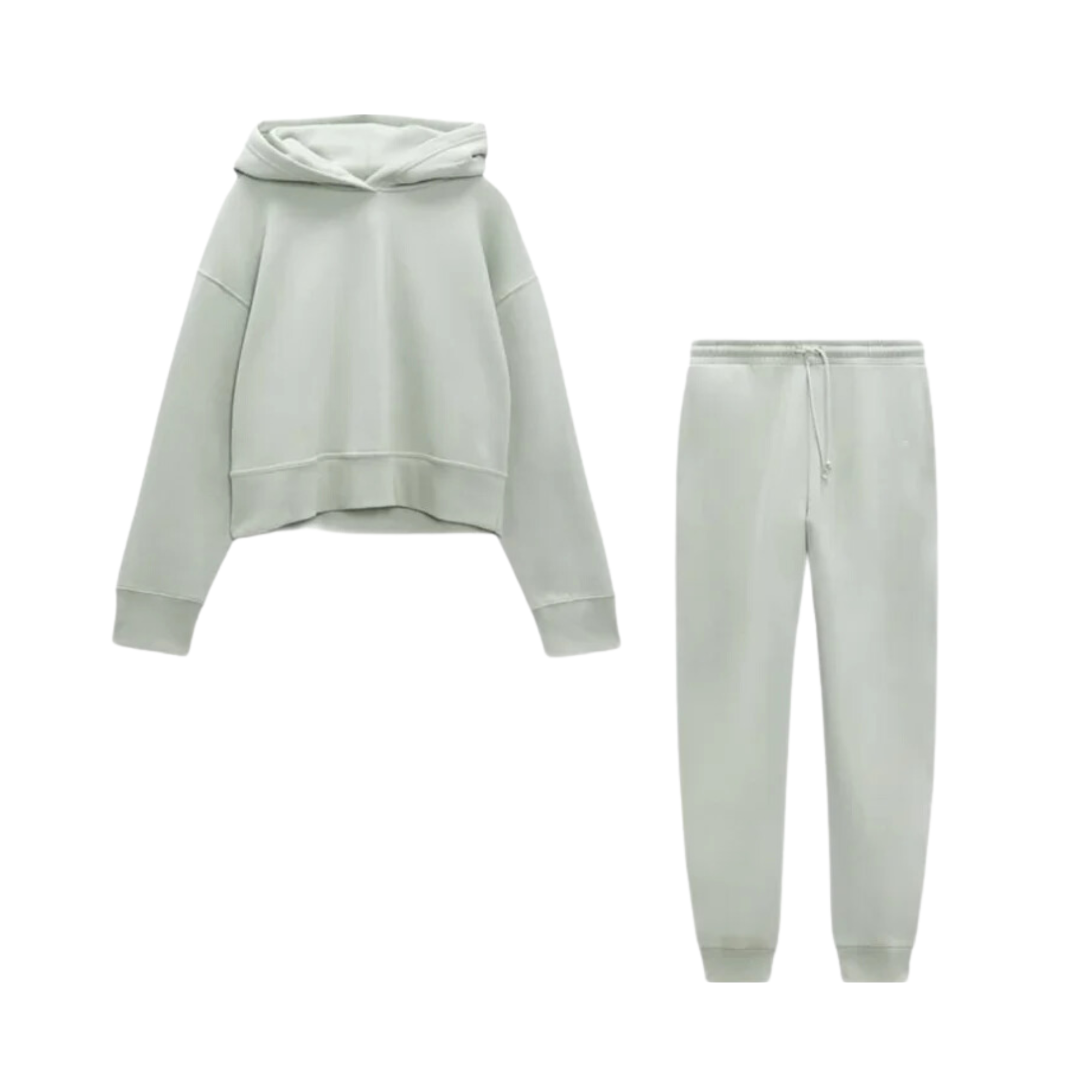 Pre Order:  Hooded Sweatshirt+Drawstring Pants Set