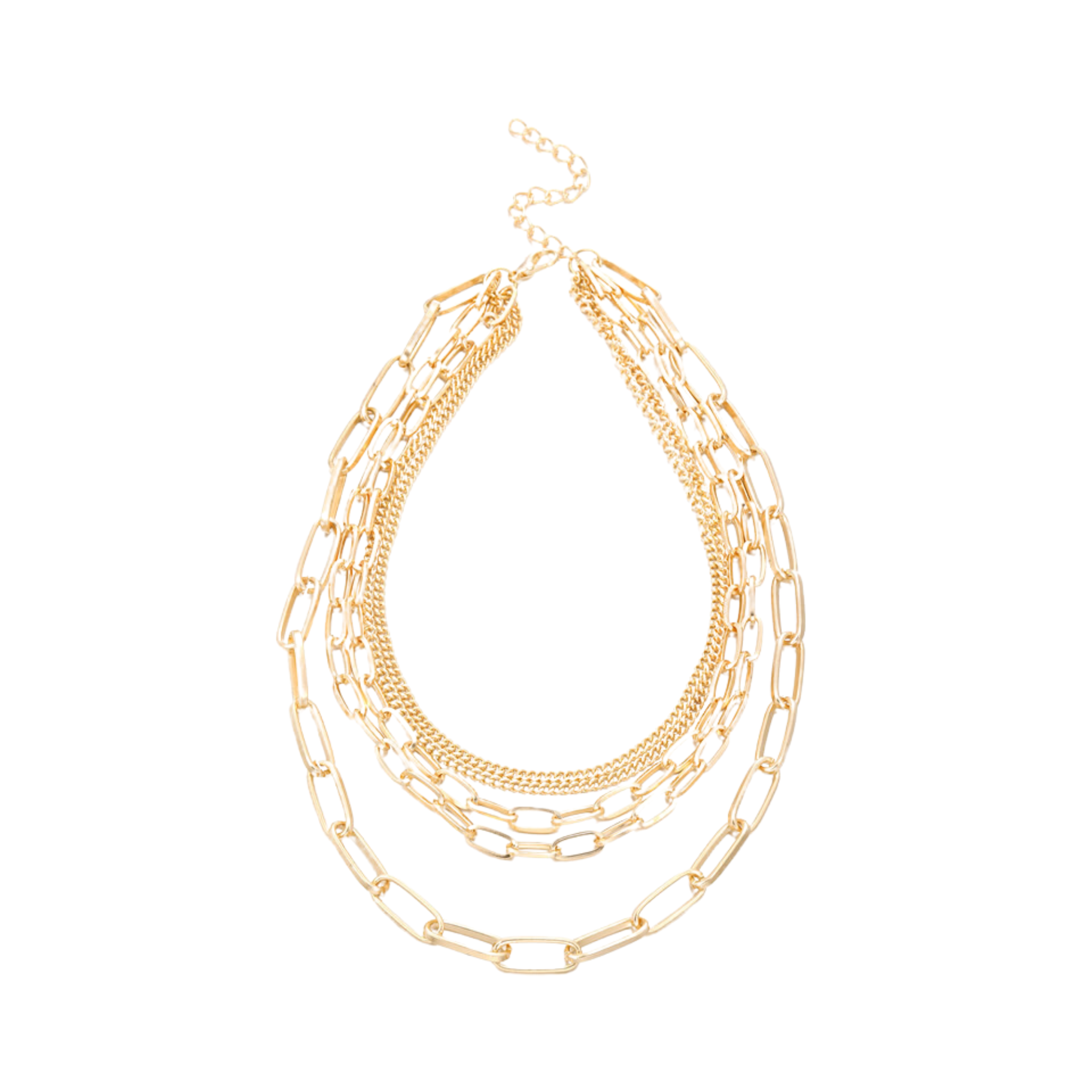 Pre Order:  Five-Strand Chain Link Necklace