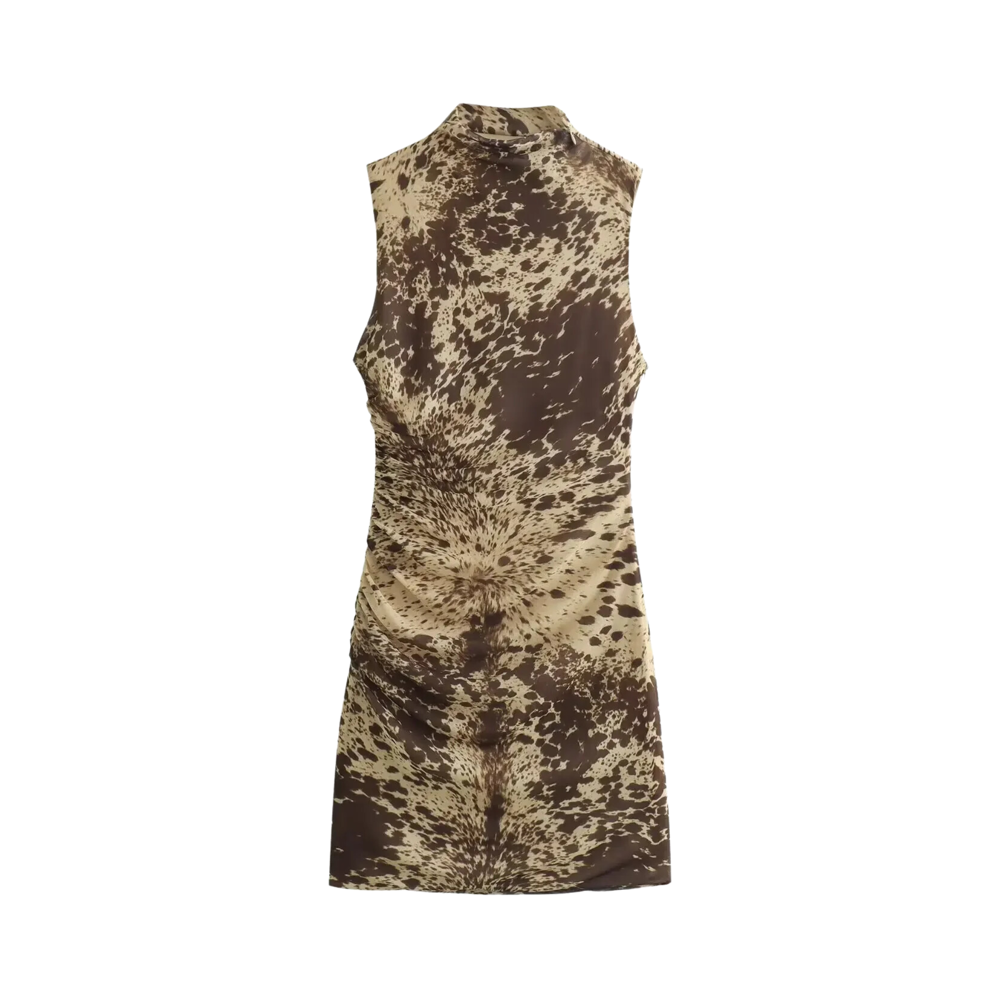 Pre Order:  Animal Print Tulle Mini Dress