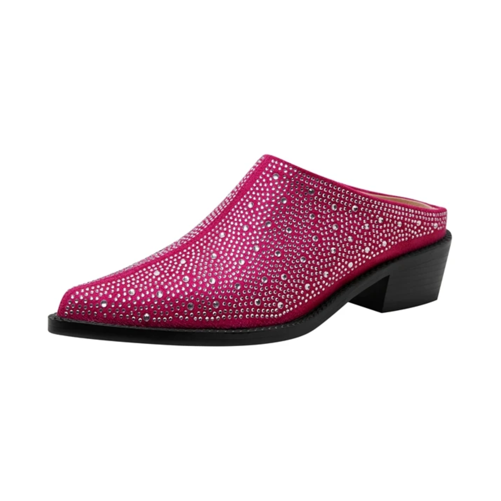 Pre Order:  Rhinestones Medium Heels Mules