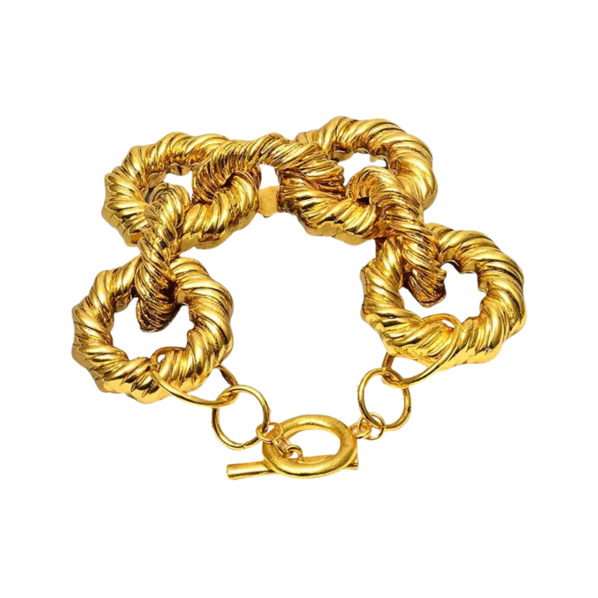 Pre Order:  Linked Spiral Coil Bracelet