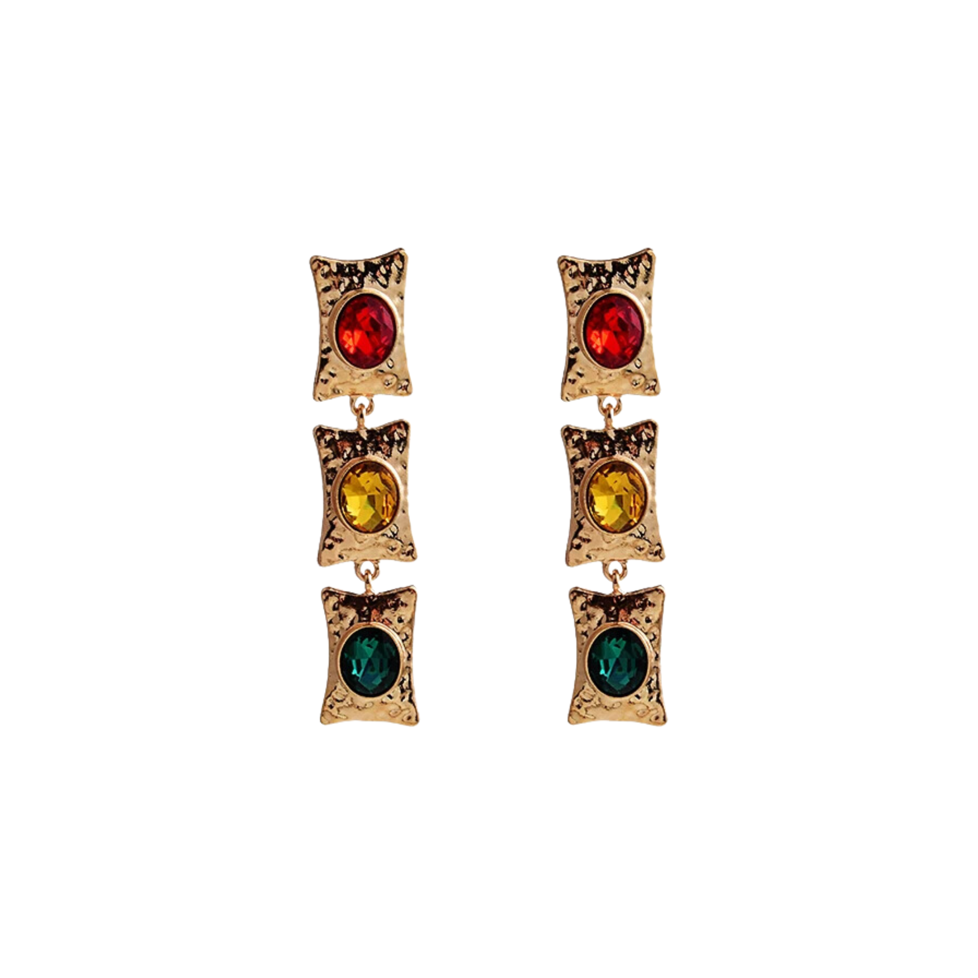 Pre Order:  Traffic Light Drop Earrings