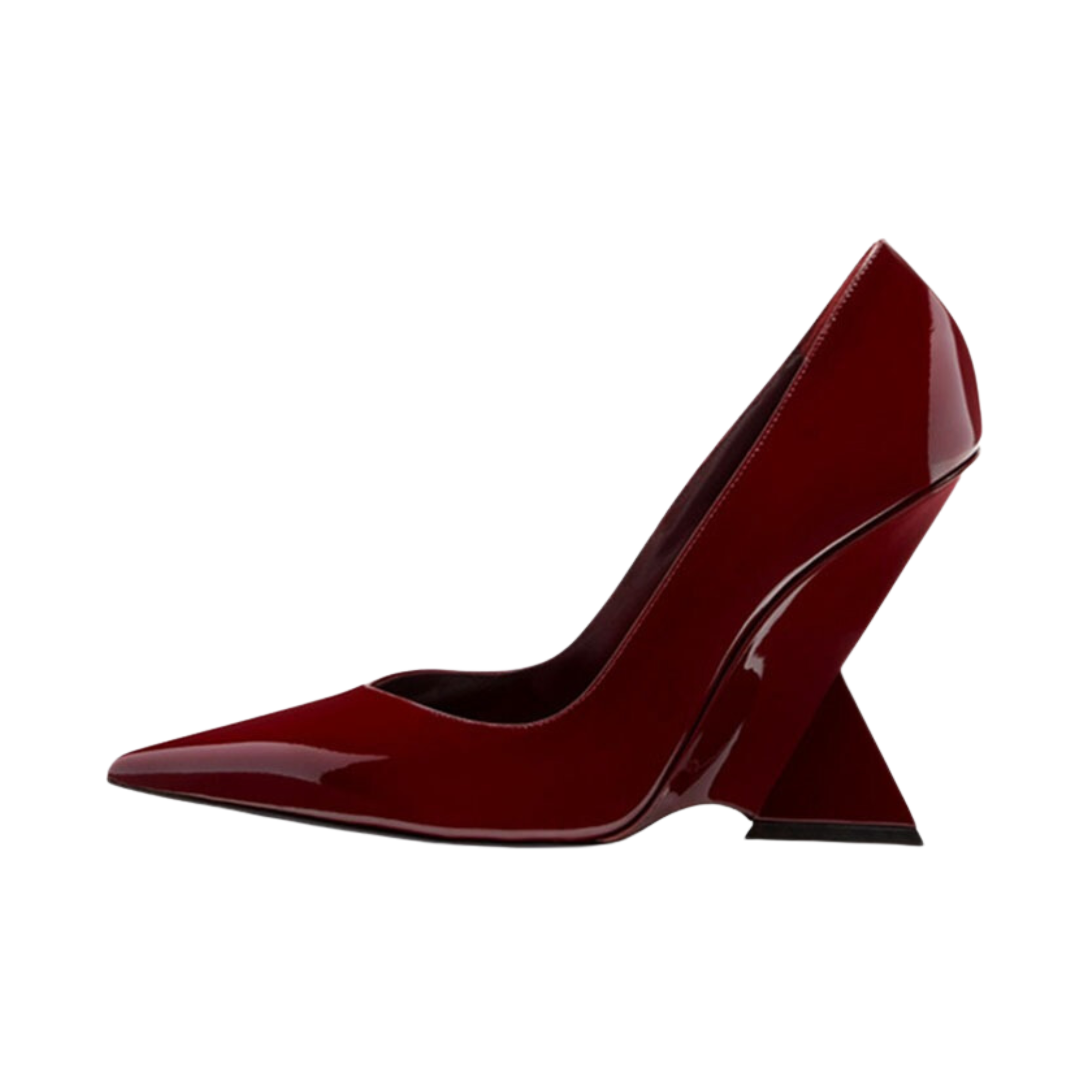 Pre Order:  Pointed Toe Triangular Heels Pumps