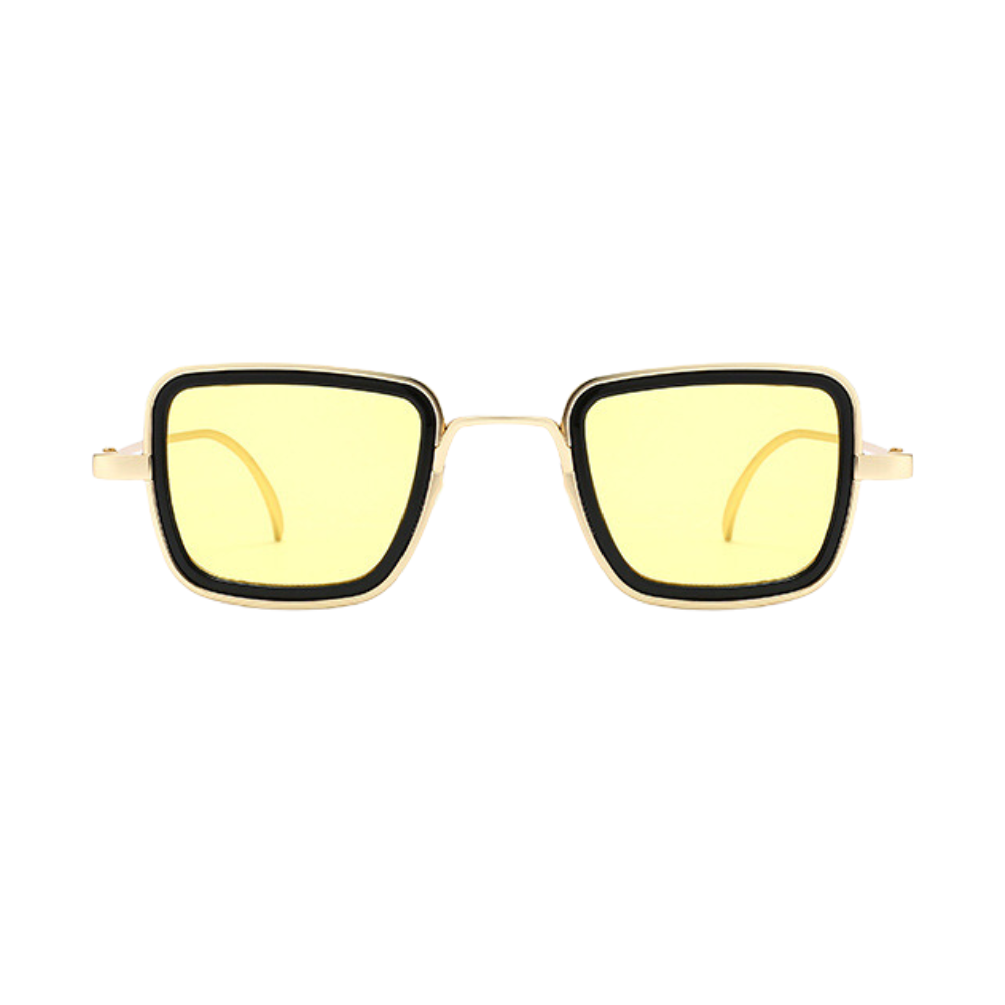 Pre Order:  Square Metal Frame Colored Sunglasses