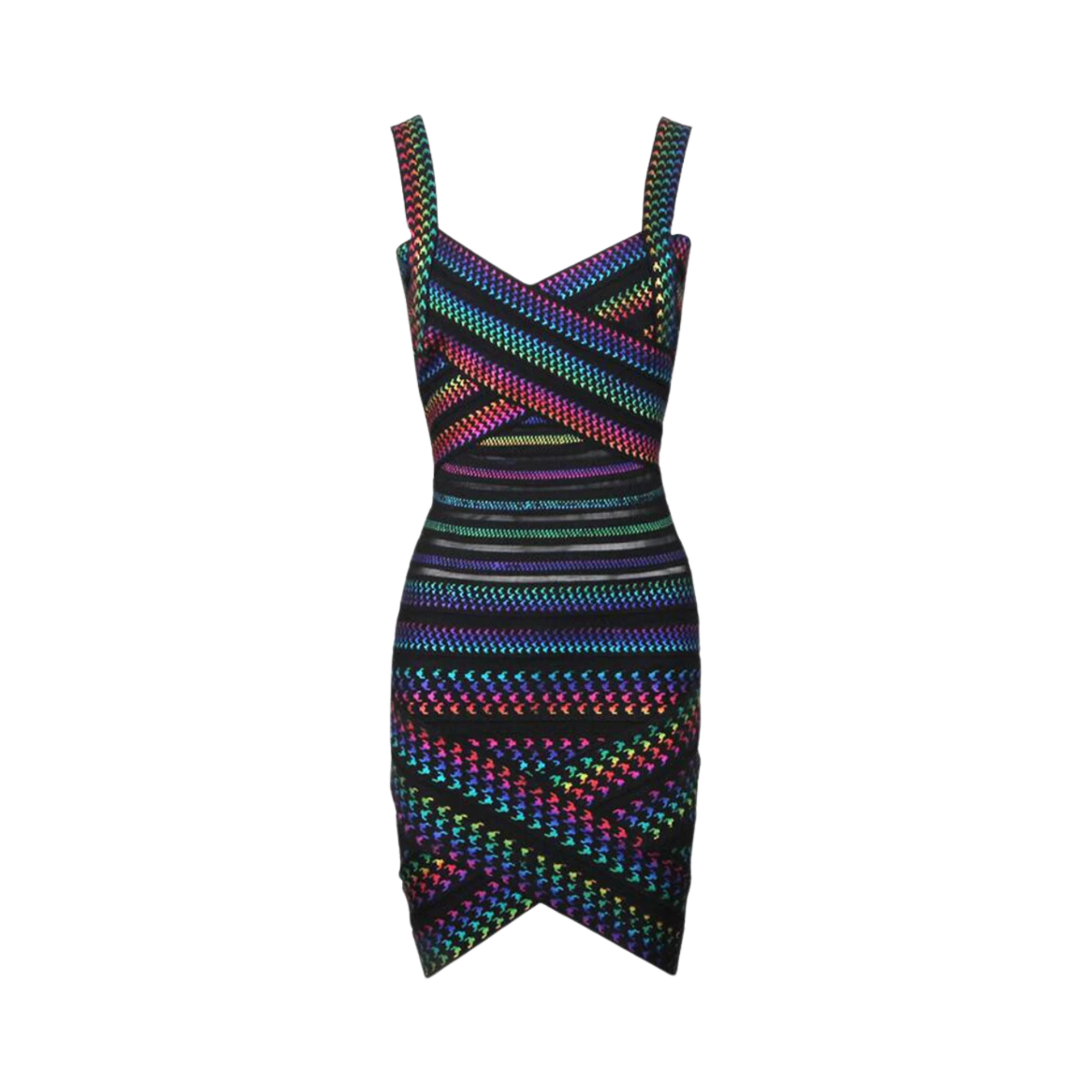 Pre Order:  Iridescent Cross-Strap Mini Dress