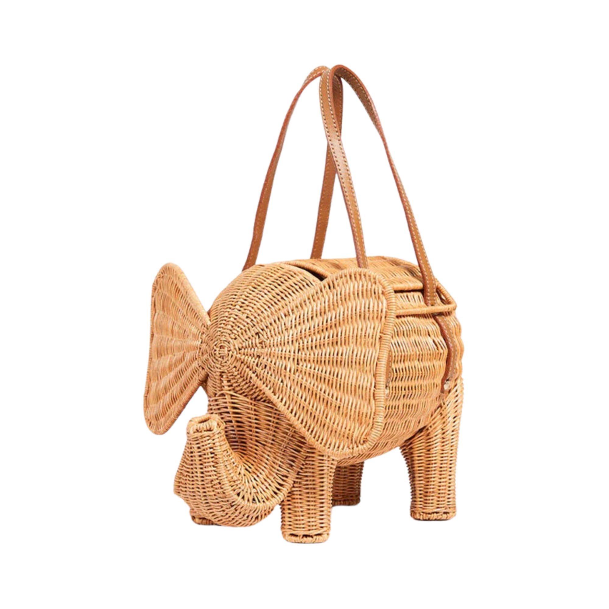 Pre Order:  Elephant Rattan Handbag