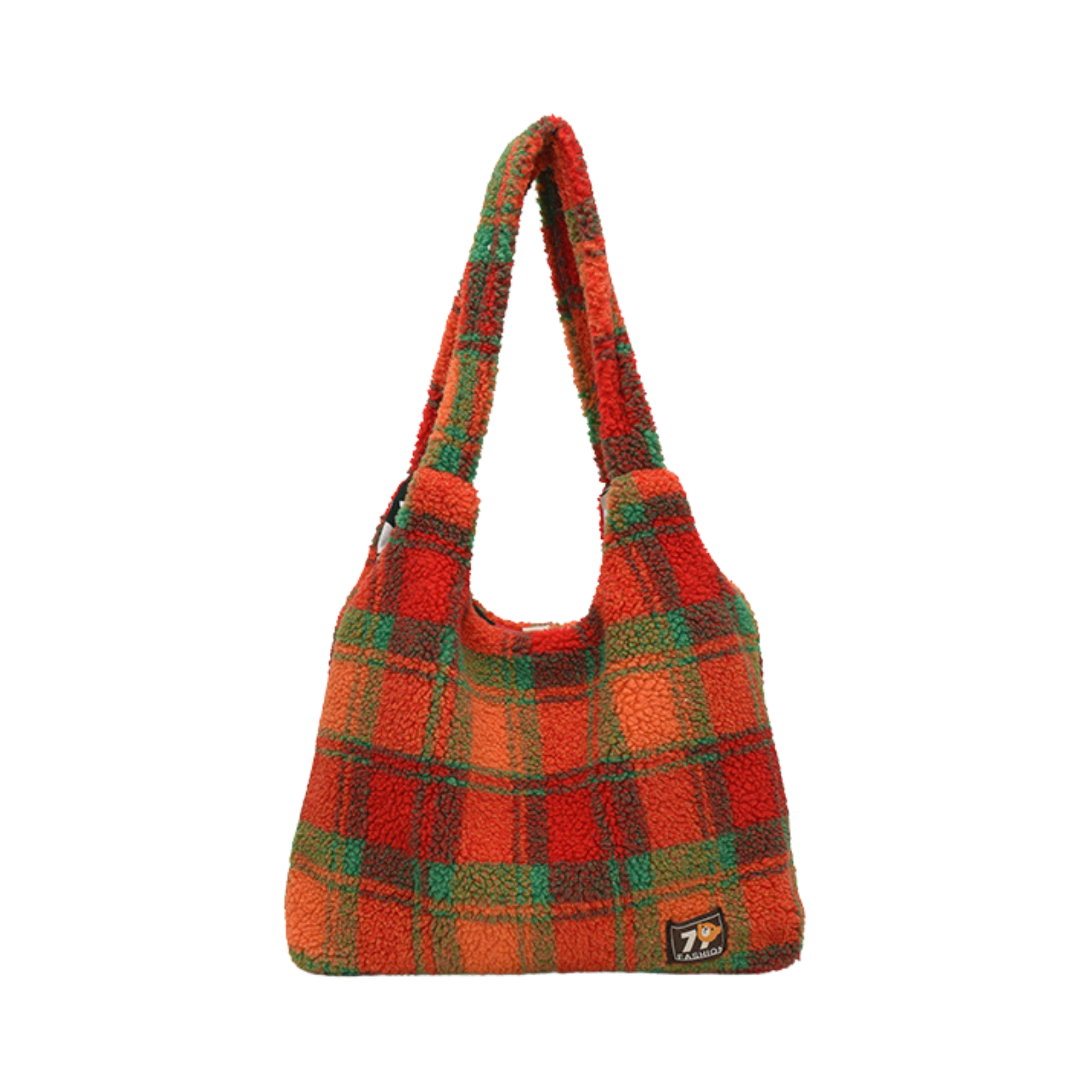 Pre Order:  Plush Plaid Tote Bag