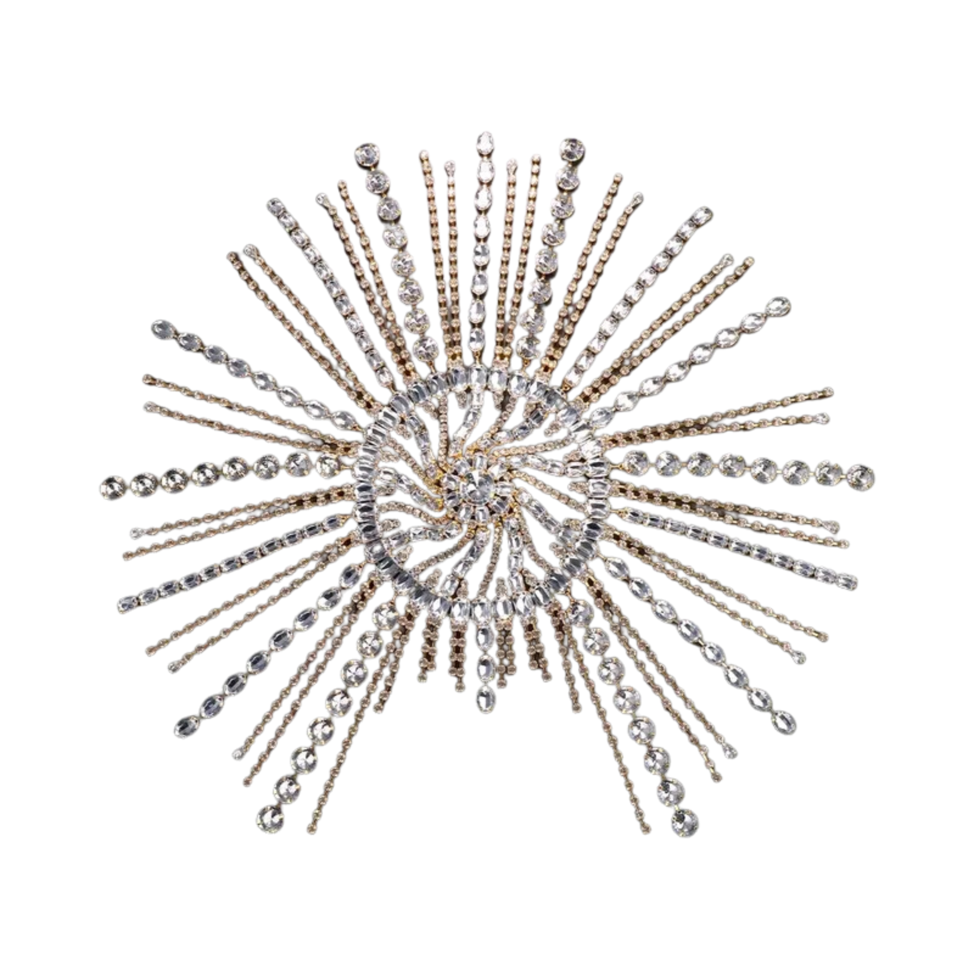 Pre Order:  Cascading Rhinestones Chains Headpiece