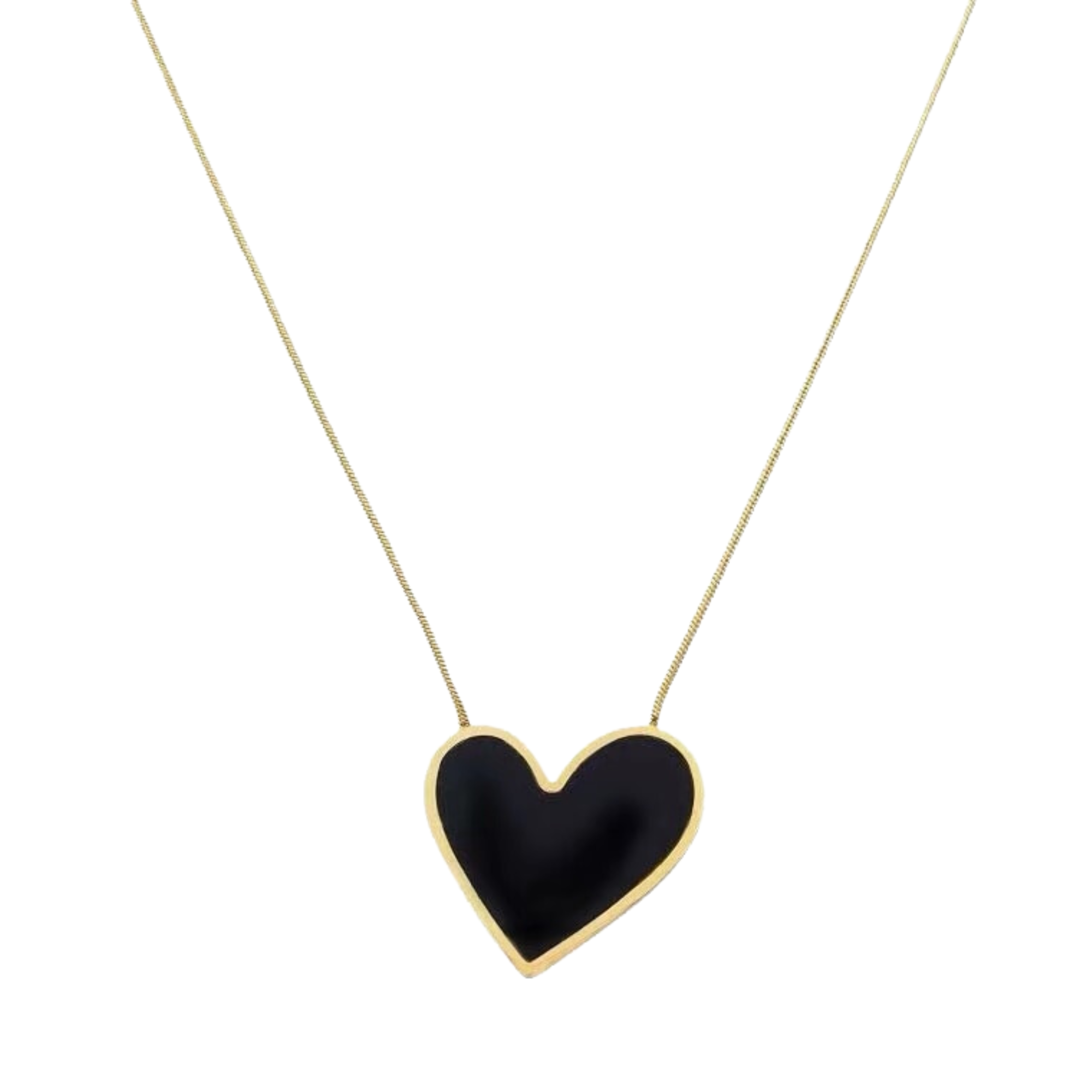 Pre Order:  Goth Heart Pendant Necklace