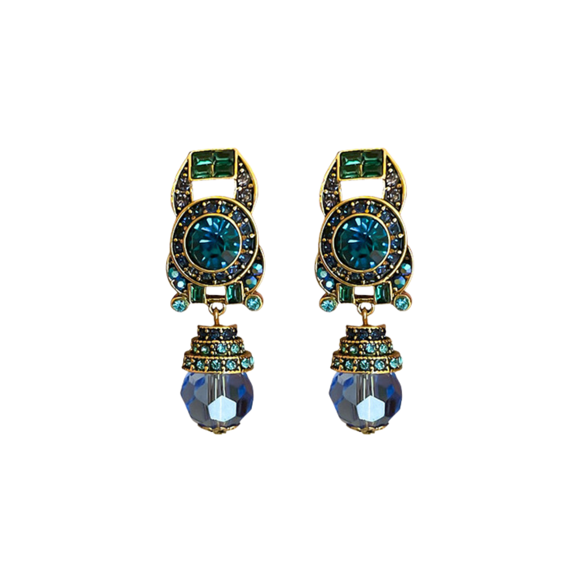 Pre Order:  Azure Dangling Clip Earrings