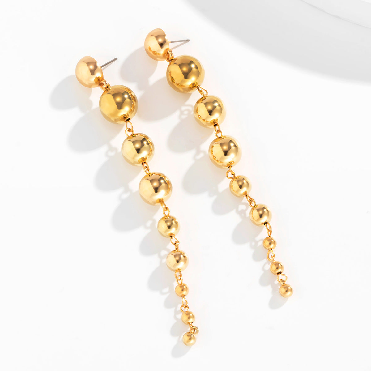 Pre Order:  Bead Long Dangle Drop Earrings