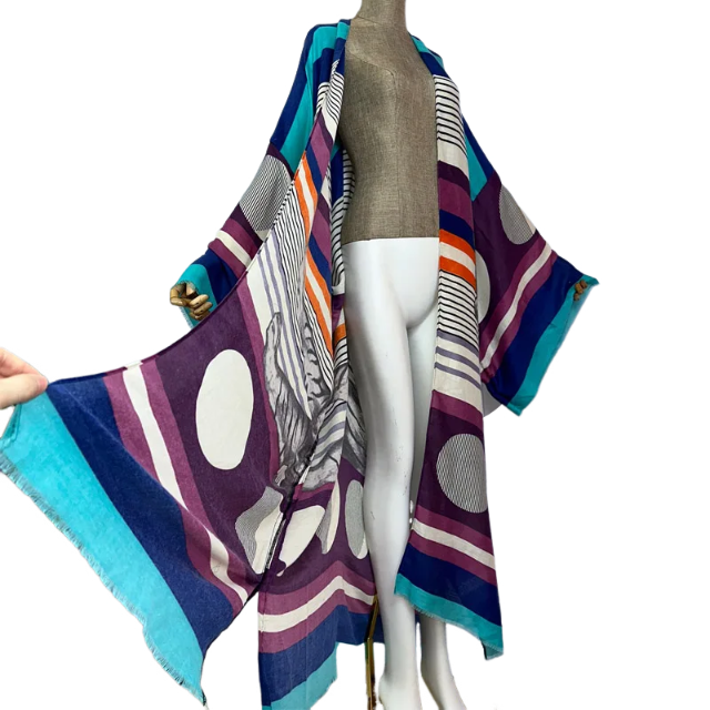 Pre Order: Cozy Loose Cover Up Kimono Cardigan - WINI