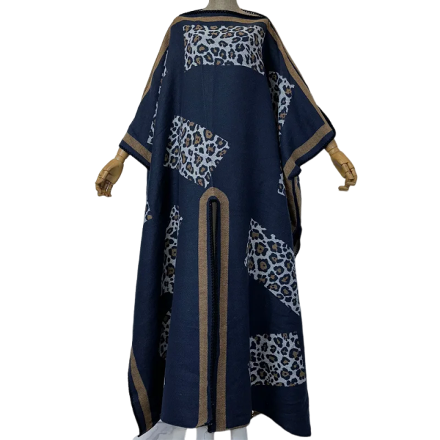 Pre Order: Elegant Winter Long Cloak Kaftan - WINI