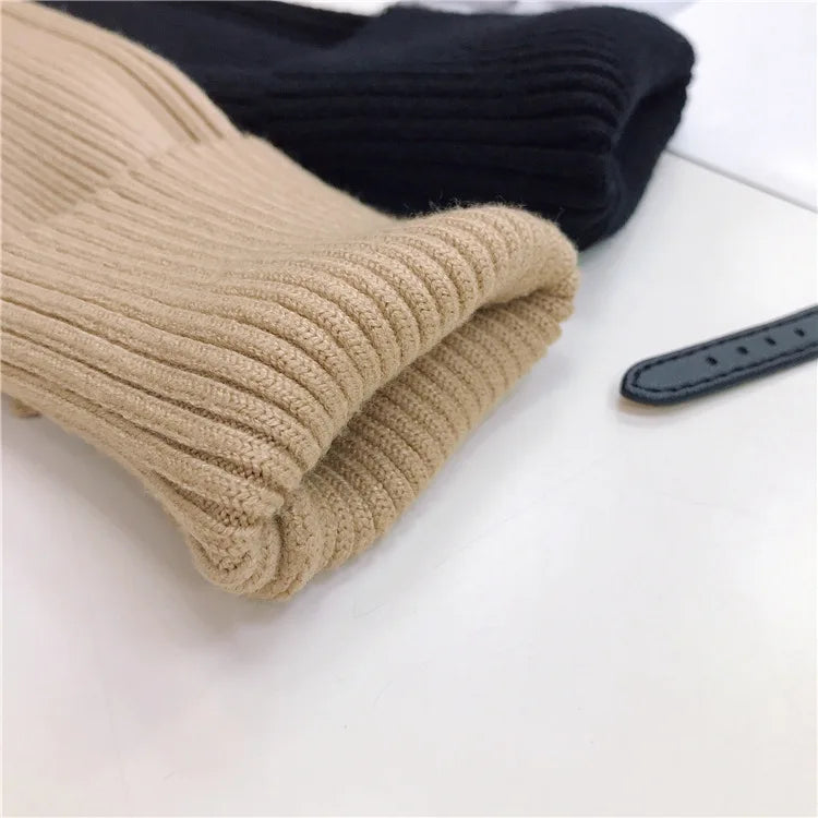 Pre Order:  Vintage Turtleneck Knitted Hollow-Out Sweaters