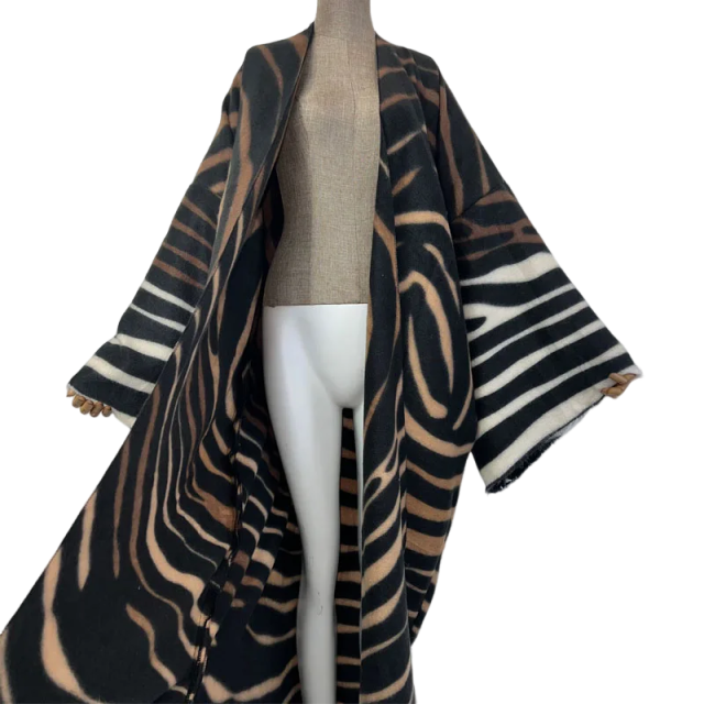 Pre Order: Wavy Stripe Maxi Cardigan - WINI