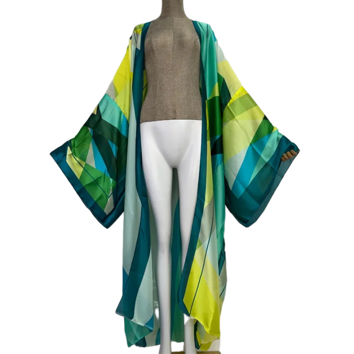 Pre Order:  Elegant Silk Kimono Cardigan - WINI