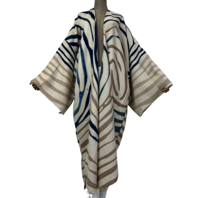 Pre Order: Wavy Stripe Maxi Cardigan - WINI