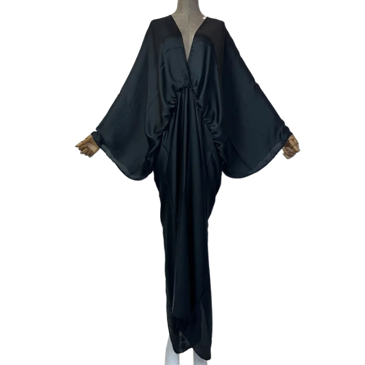 Pre Order:  Elegant  Silk Kaftan Dress - WINI