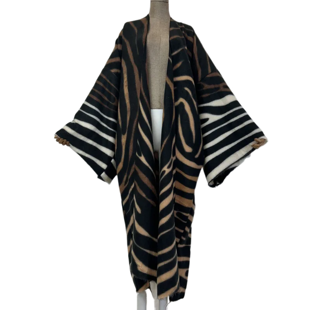 Pre Order: Wavy Stripe Maxi Cardigan - WINI