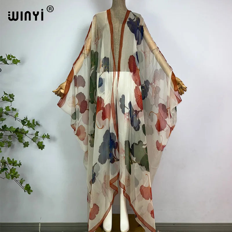 Pre Order: Comfy Vibrant Cover Up Kimono Cardigan - WINI