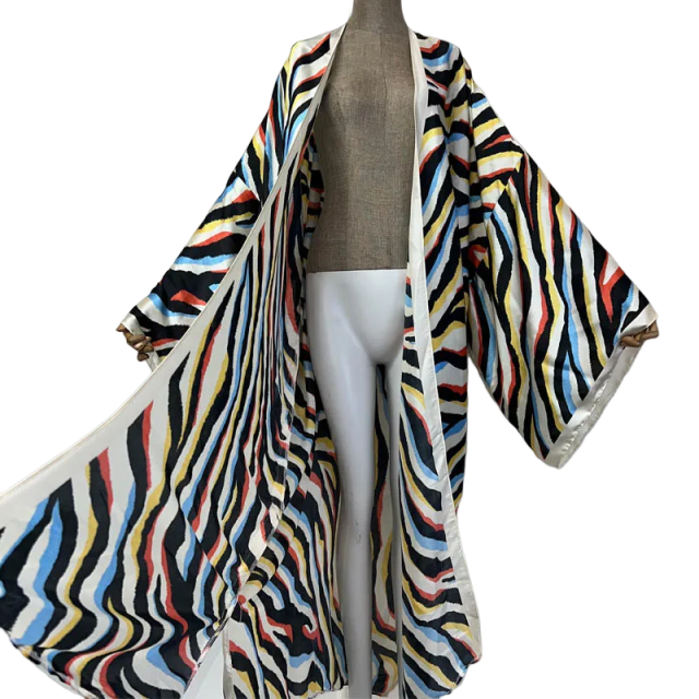 Pre Order: Vibrant Elegant Kimono Cardigan - WINI