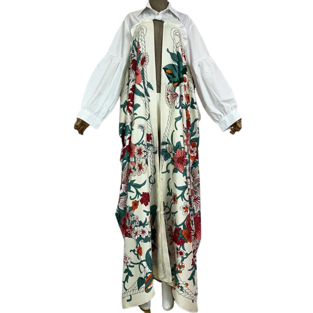 Pre Order: Trendy Long Sleeve Printed Cardigan - WINI