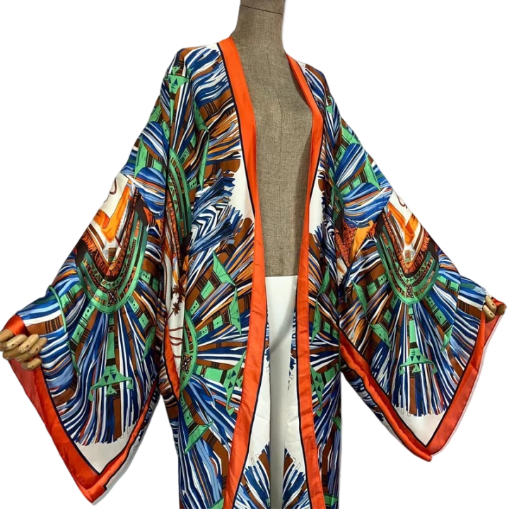 Pre Order:  Cozy Vibrant Kimono Cardigan  - WINI