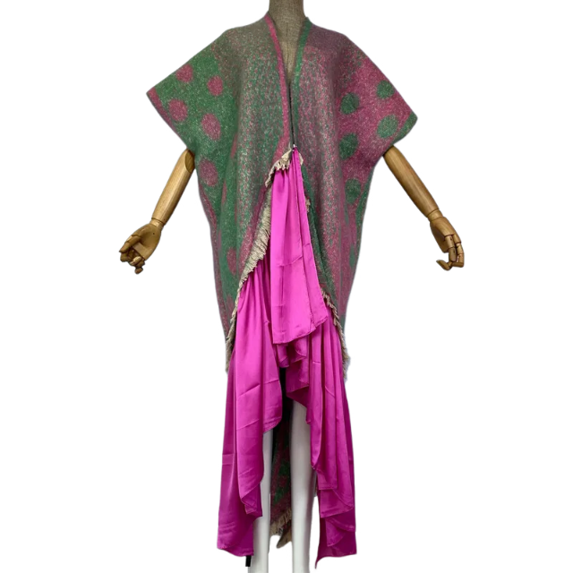 Pre Order: Cozy Vibrant Winter Kaftan Dress - WINI