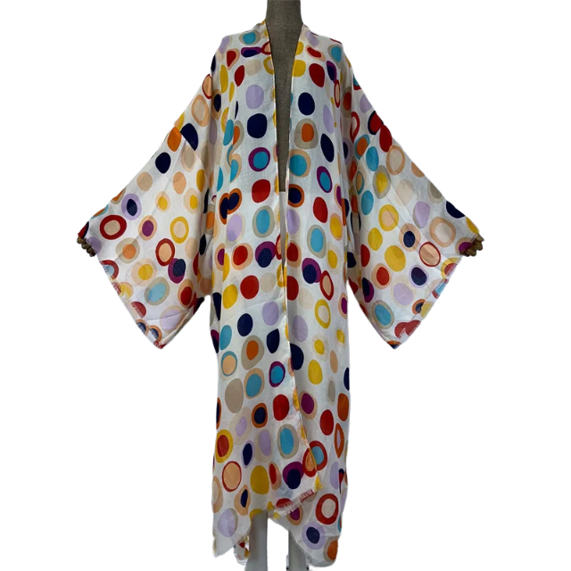 Pre Order: Colorful Cover up Kimono Cardigan - WINI