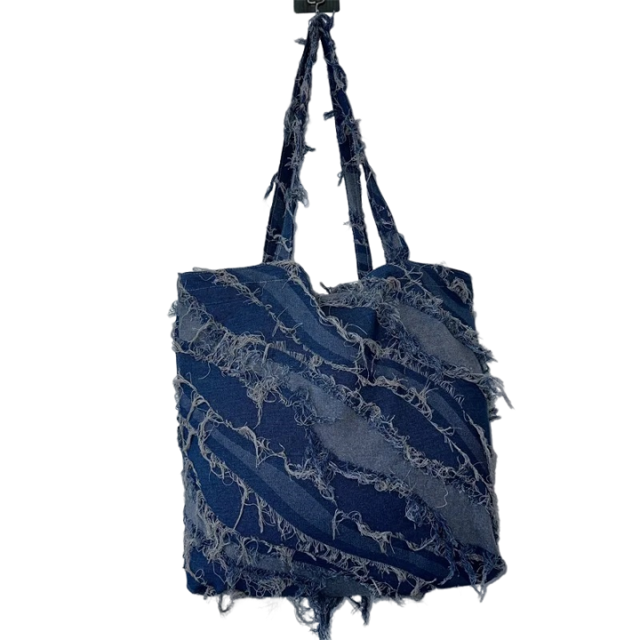 Pre Order:  Denim Stylish Tote Bag - WINI