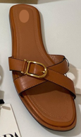 Pre Order:  Cross Strap Buckle Slippers