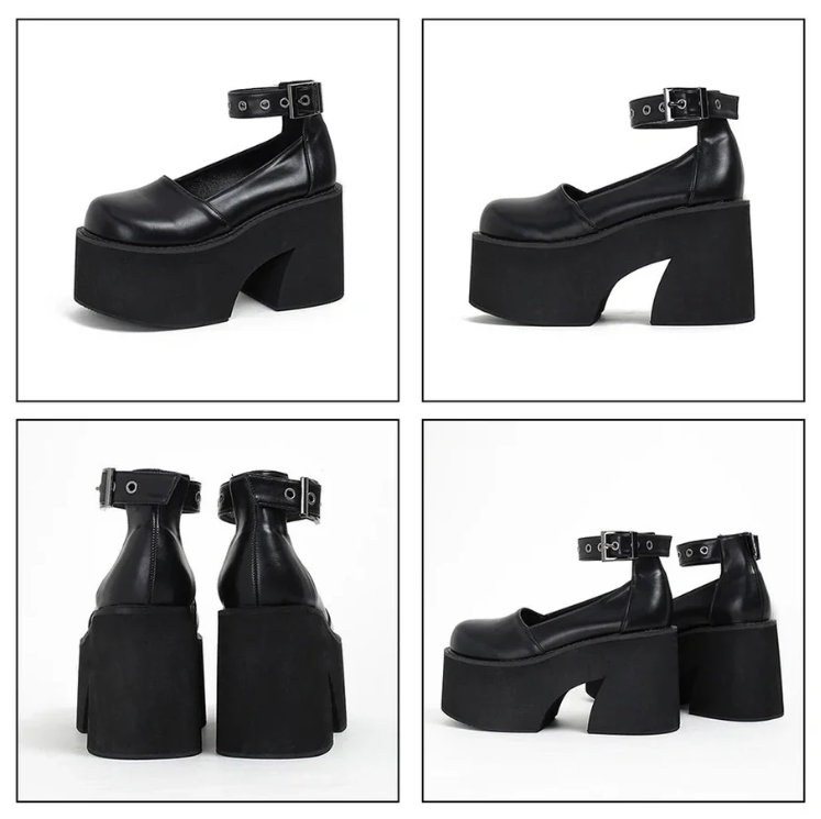 Pre Order: Chunky Platform Mary Jane Heels