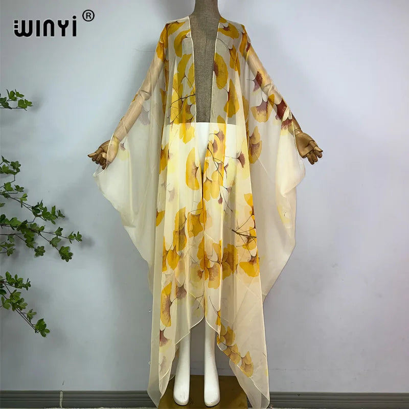 Pre Order: Comfy Vibrant Cover Up Kimono Cardigan - WINI