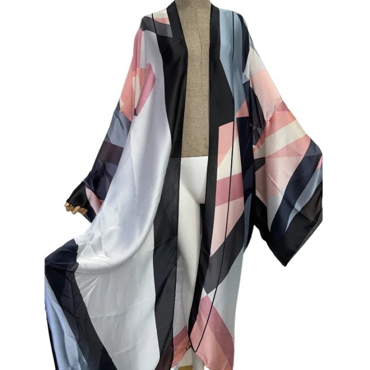 Pre Order:  Elegant Silk Kimono Cardigan - WINI