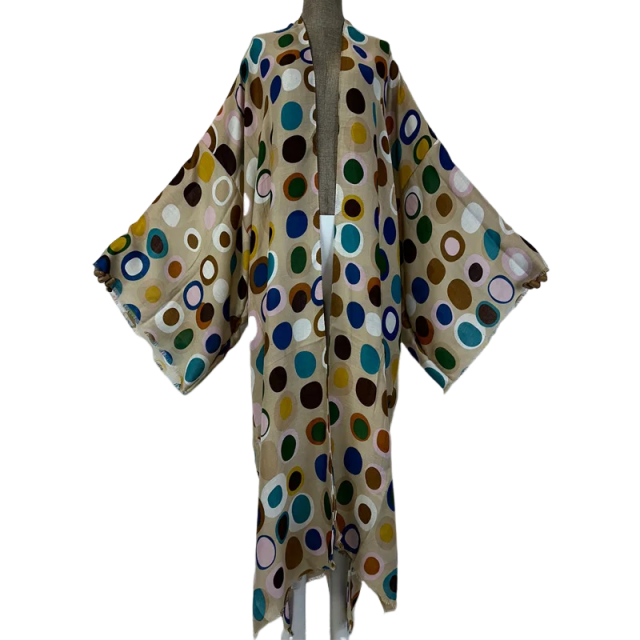 Pre Order: Colorful Cover up Kimono Cardigan - WINI