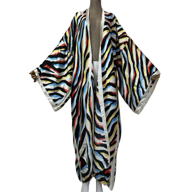 Pre Order: Vibrant Elegant Kimono Cardigan - WINI